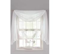 Tyrone Crystal Voile Swag Red