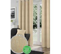 Tyrone Goodwood Thermal Blockout Eyelet Curtains Cream