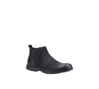 Hush Puppies Tyrone MEMORY FOAM Mens - Black Leather - Size UK 11