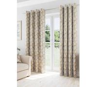 Tyrone Oakland Thermal Room Darkening Eyelet Curtains Latte