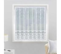 Tyrone Textiles Brazil Traditional Base Lace Design Net Curtain with Rod Pocket Header Sold by the Metre (Drop - 42" / 107cm)