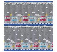 Tyrone Textiles Caravan Cafe Net Curtain - Sold by the Meter (Drop - 18" (45cm))