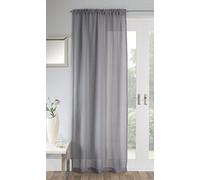 Tyrone Textiles Ltd Jewel Grey Diamante Voile Panel (Drop - 72" (183cm))