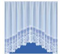 Tyrone Textiles Traditional Base Desgin Net Lace Curtain Jardiniere With Elevated Base 254 X 91Cms