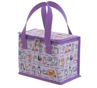 Tyrrell Katz Insulated Foldable Kids Lunch Tote · Cats Design Children's Lunch Bag · Made from Long Lasting RPET Polyester Fabric · Double Zip Opening · Size: 23 x 18 x 13 cm