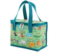 Tyrrell Katz Insulated Foldable Kids Lunch Tote · Jungle Design Children's Lunch Bag · Made from Long Lasting RPET Polyester Fabric · Double Zip Opening · Size: 23 x 18 x 13 cm