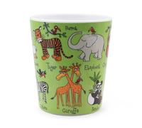 Tyrrell Katz Jungle Melamine Kids Beaker 240ml | Children's Drinking Cup | BPA & Phthalate Free, Dishwasher Safe | Durable Tumbler for Indoor & Outdoor | Hand-Drawn Jungle Design
