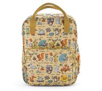 Tyrrell Katz Woodland Printed Backpack - Double Zip Kids School Rucksack with Bottle Pocket, Twin Handles & Adjustable Straps · Fits A4 Books · Made from Recycled Polyester