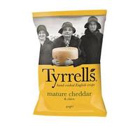 Tyrrells Cheddar Cheese & Chive Crisps 40g