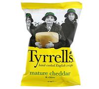 Tyrrells Cheese & Chive Crisps 40g X 14 (Pack of 14)