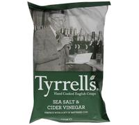 Tyrrells Cider Vinegar and Sea Salt Crisps 150 g (Pack of 12)