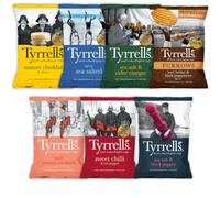 Tyrrells Crisps Mixed Case | 7 Flavours | Case of 24