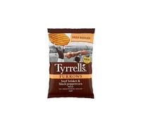 Tyrrells Furrows Beef Brisket & Black Peppercorn Flavour Potato Crisps 40g