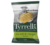 Tyrrells Furrows Sea Salt & Vinegar Crisps 150g