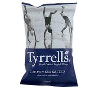 Tyrrells Hand Cooked English Crisps - Lightly Sea Salted (150g) - Pack of 2
