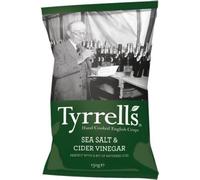 Tyrrells Hand Cooked English Crisps - Sea Salt & Cider Vinegar (150g)