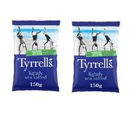 Tyrrells Lightly Sea Salted Crisps 150 G (2Pack) By IDEAONIC
