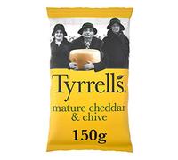Tyrrells Mature Cheddar & Chive Sharing Crisps 8 x 150g