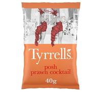 Tyrrells Posh Prawn Cocktail Crisps 40g | Case of 24
