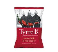 Tyrrells Hand Cooked English Crisps - Sweet Chilli & Red Pepper (150g) - Pack of 6 by Tyrrell's