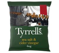 Tyrrells Sea Salt and Cider Vinegar Crisps 60g-Food