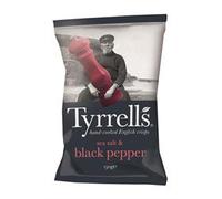 Tyrrells Sea Salt & Black Pepper Crisps 150g