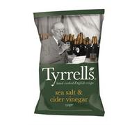 Tyrrells Sea Salt & Cider Vinegar Crisp 150g x 4 (Pack of 4)
