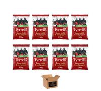 Tyrrells Sharing Crisps | Hand Cooked English Potato Chips, Vegetarian, Gourmet Snack Bags for Parties, Movie Nights, Picnics & Office (Sweet Chilli & Red Pepper, Case of 8 x 150g)