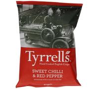 Tyrrells Sweet Chilli and Red Pepper Crisps 40 g (Pack of 24)