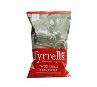 Tyrrells Sweet Chilli & Red Pepper Cris 150g x 2 (Pack of 2)