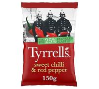 Tyrrells Sweet Chilli & Red Pepper Sharing Crisps 150g | Case of 8