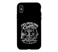 Tyrs Justice Forge Custom Oath Steel Honor Blades Case for iPhone X/XS