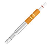 TYRWEEY Trim Nail Punch with Retaining Clip, 7.56 Inches Nail Punch While Protecting Finish and Hands, 1 Inch Throat Trim Nail Driver, Ideal Trim Punch Tool in Carpentry Tools