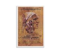 TYRWRHURWEY A Man Called Horse Posters Wall Art Canvas Aesthetic Vintage Poster Decorative Painting Living Room Bed Room Decor 12x18inch(30x45cm) Unframe-style
