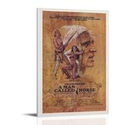 TYRWRHURWEY A Man Called Horse Posters Wall Art Canvas Aesthetic Vintage Poster Decorative Painting Living Room Bed Room Decor 20x30inch(50x75cm) Frame-style