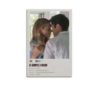 TYRWRHURWEY A Simple Favor Movie 1 Posters Wall Art Canvas Aesthetic Vintage Poster Decorative Painting Living Room Bed Room Decor 20x30inch(50x75cm) Unframe-style