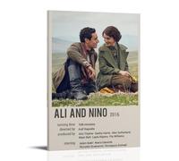 TYRWRHURWEY Ali And Nino Posters Wall Art Canvas Aesthetic Vintage Poster Decorative Painting Living Room Bed Room Decor 08x12inch(20x30cm) Frame-style