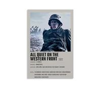 TYRWRHURWEY All Quiet on The Western Front Posters Wall Art Canvas Aesthetic Vintage Poster Decorative Painting Living Room Bed Room Decor 08x12inch(20x30cm) Unframe-style