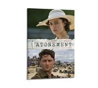 TYRWRHURWEY Atonement Movie 1 Posters Wall Art Canvas Aesthetic Vintage Poster Decorative Painting Living Room Bed Room Decor 12x18inch(30x45cm) Frame-style
