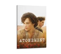 TYRWRHURWEY Atonement Movie 4 Posters Wall Art Canvas Aesthetic Vintage Poster Decorative Painting Living Room Bed Room Decor 08x12inch(20x30cm) Frame-style