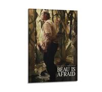 TYRWRHURWEY Beau Is Afraid Poster Posters Wall Art Canvas Aesthetic Vintage Poster Decorative Painting Living Room Bed Room Decor 16x24inch(40x60cm) Frame-style