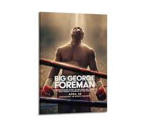 TYRWRHURWEY Big George Foreman Poster Posters Wall Art Canvas Aesthetic Vintage Poster Decorative Painting Living Room Bed Room Decor 20x30inch(50x75cm) Frame-style