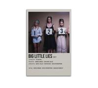 TYRWRHURWEY Big Little Lies Posters Wall Art Canvas Aesthetic Vintage Poster Decorative Painting Living Room Bed Room Decor 20x30inch(50x75cm) Unframe-style