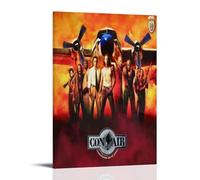 TYRWRHURWEY Con Air Posters Wall Art Canvas Aesthetic Vintage Poster Decorative Painting Living Room Bed Room Decor 12x18inch(30x45cm) Frame-style