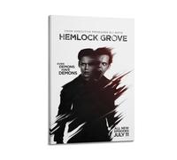 TYRWRHURWEY Hemlock Grove Posters Wall Art Canvas Aesthetic Vintage Poster Decorative Painting Living Room Bed Room Decor 12x18inch(30x45cm) Frame-style