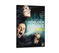 TYRWRHURWEY Hemlock Grove Posters Wall Art Canvas Aesthetic Vintage Poster Decorative Painting Living Room Bed Room Decor 20x30inch(50x75cm) Frame-style
