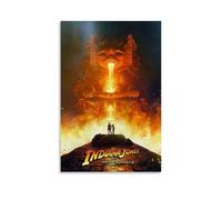 TYRWRHURWEY Indiana Jones And The Fate of Atlantis Posters Wall Art Canvas Aesthetic Vintage Poster Decorative Painting Living Room Bed Room Decor 12x18inch(30x45cm) Unframe-style