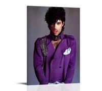 TYRWRHURWEY Prince Rogers Nelson Posters Wall Art Canvas Aesthetic Vintage Poster Decorative Painting Living Room Bed Room Decor 20x30inch(50x75cm) Frame-style