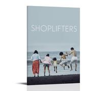 TYRWRHURWEY Shoplifters Posters Wall Art Canvas Aesthetic Vintage Poster Decorative Painting Living Room Bed Room Decor 20x30inch(50x75cm) Frame-style