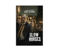 TYRWRHURWEY Slow Horses Posters Wall Art Canvas Aesthetic Vintage Poster Decorative Painting Living Room Bed Room Decor 20x30inch(50x75cm) Unframe-style